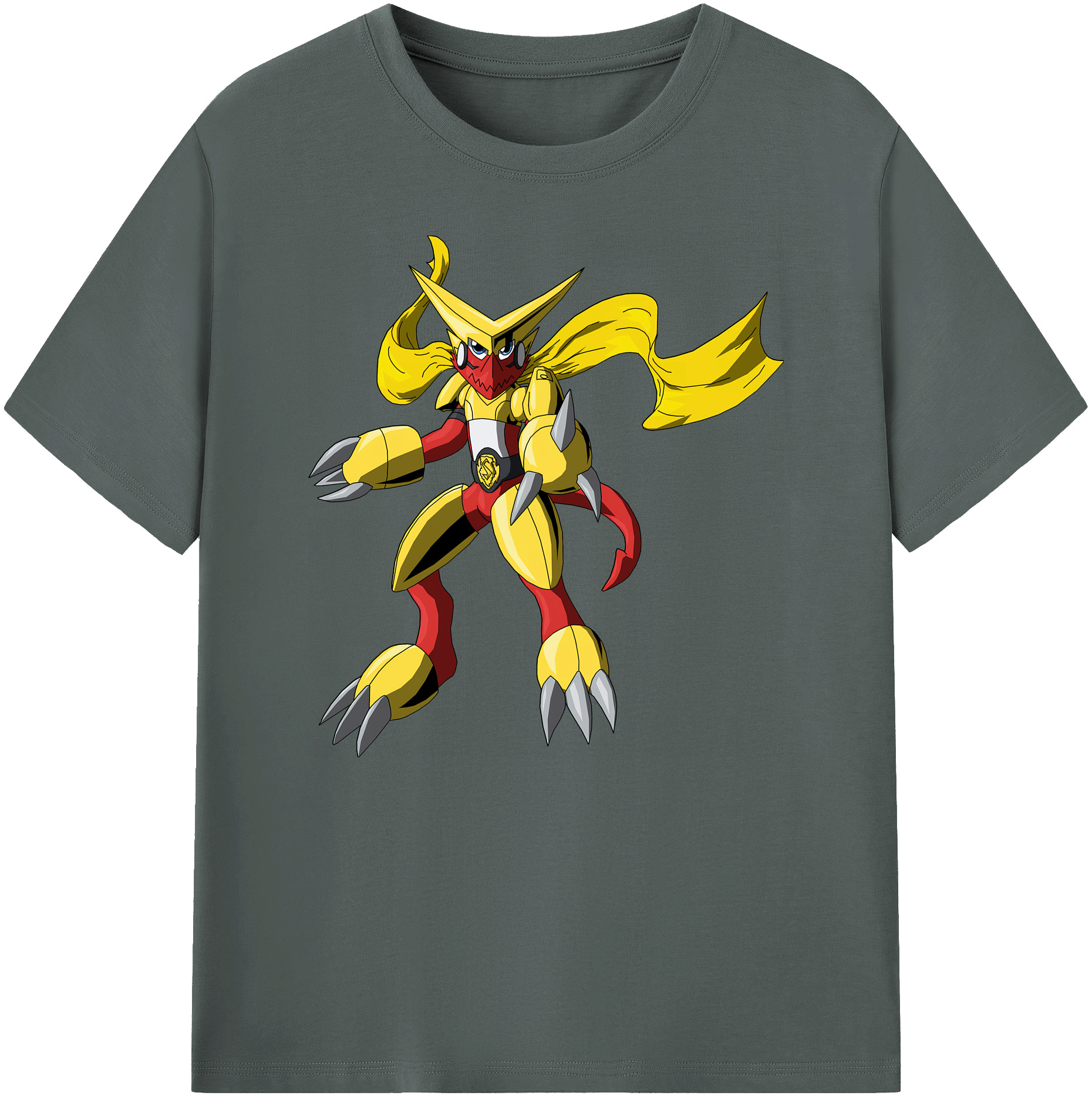 （画像用） Digimon デジタルモンスター/デジモン 綿100％ メンズ半袖Tシャツ｜肌触りやわらか＆通気性